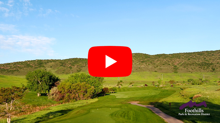 Drone video of hole number 1 at Meadows Golf Club