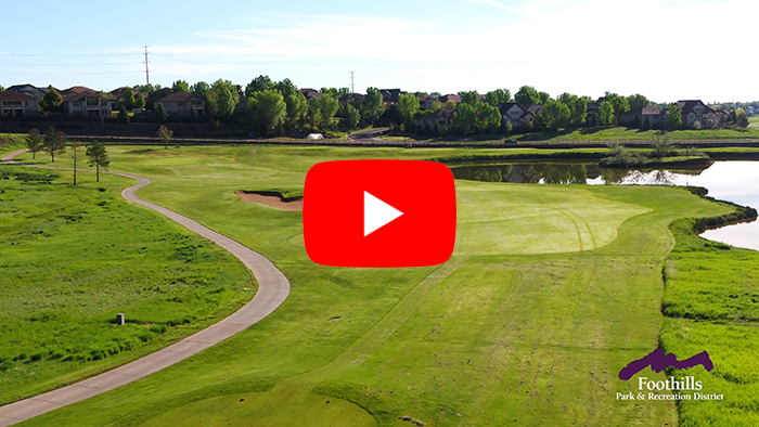 Drone video of hole number 10 at Meadows Golf Club