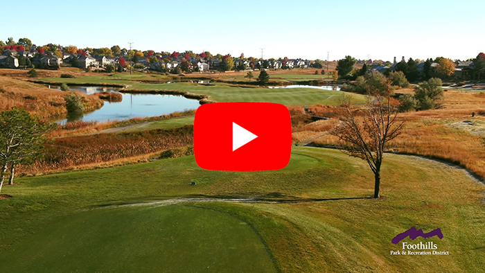 Drone video of hole number 12 at Meadows Golf Club