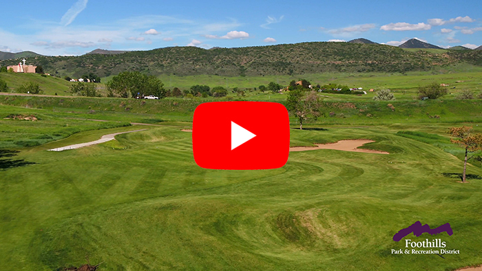 Drone video of hole number 17 at Meadows Golf Club