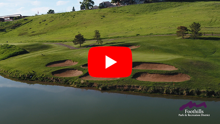 Drone video of hole number 8 at Meadows Golf Club