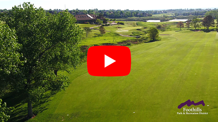 Drone video of hole number 9 at Meadows Golf Club